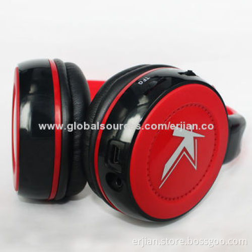 Wireless Earphone, Foldable Adjustable Style, 3.7V Operating Voltagen, Stereo Bluetooth optional